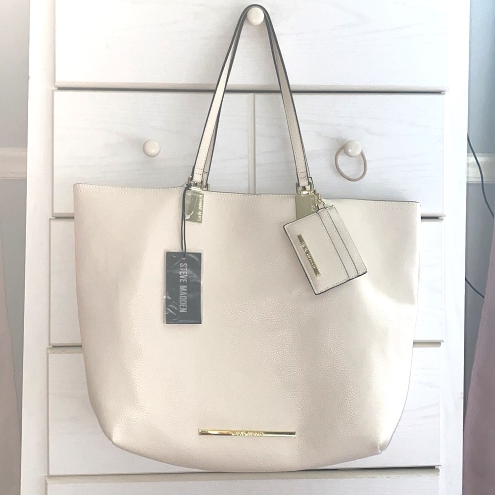 Steve Madden Cream BPAMMY 👜 Tote